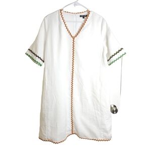 BOHo Chic White Linen Dress